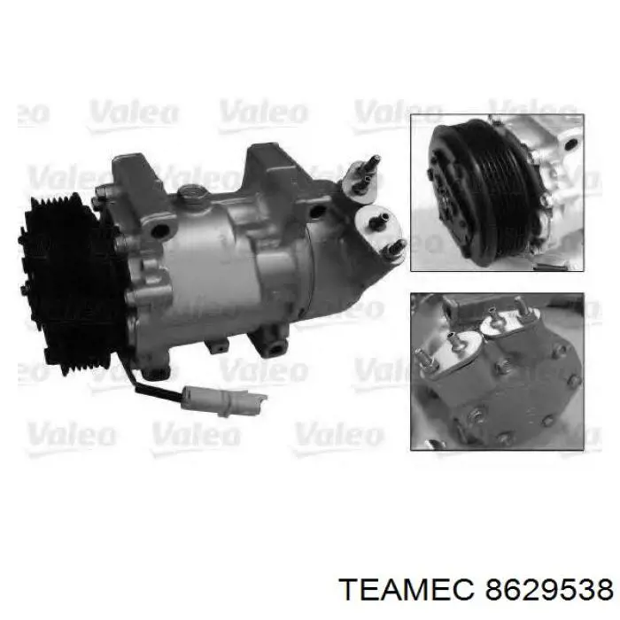 Компресор системи кондиціювання Teamec 8629538 ціна, від 140.92 USD