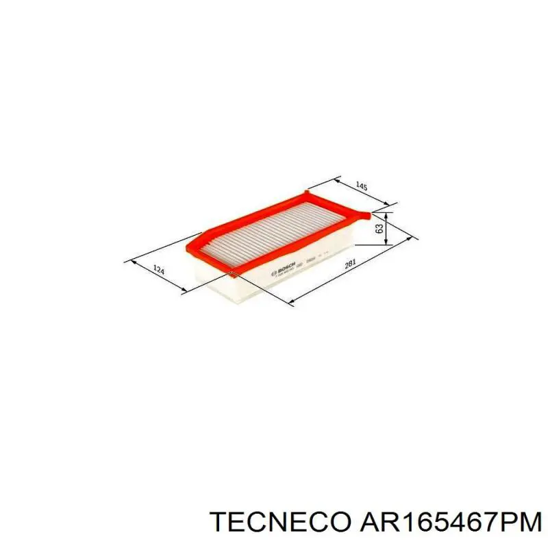 Купити AR165467PM Tecneco Автомобільний фільтр повітря