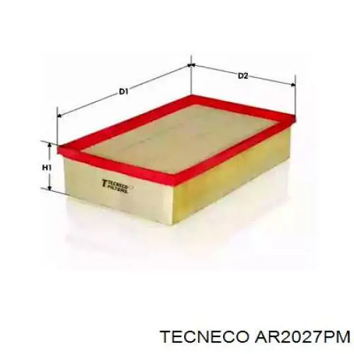 Фільтр повітряний AR2027PM Tecneco