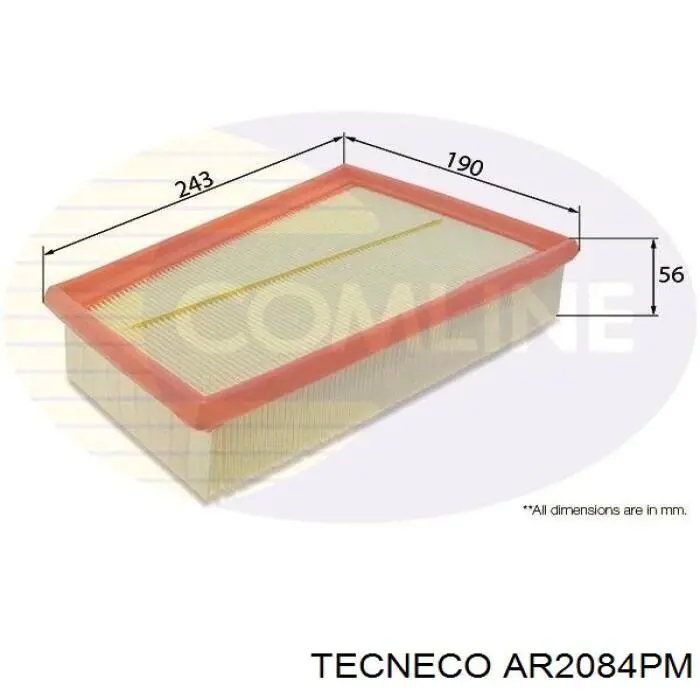 Фільтр повітряний AR2084PM Tecneco