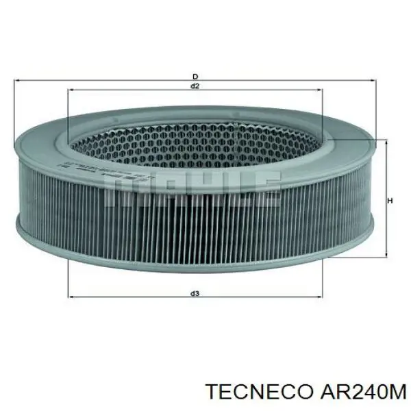 Фільтр повітряний AR240M Tecneco