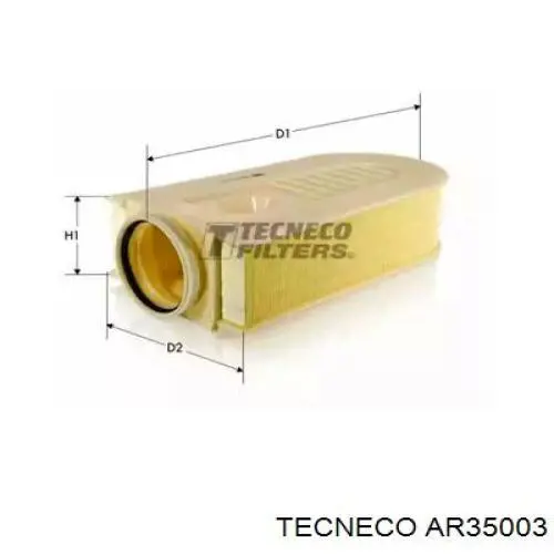 Елемент повітряного фільтра Tecneco AR35003 ціна, від 28.03 USD