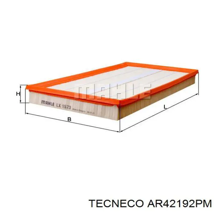 Елемент повітряного фільтра Tecneco AR42192PM ціна, від 8.31 USD