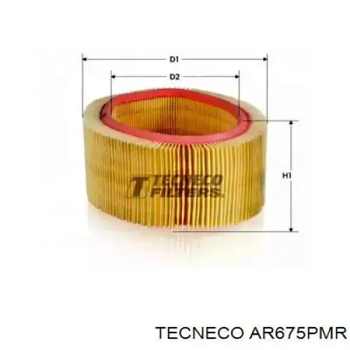 Повітряний фільтр AR675PMR Tecneco