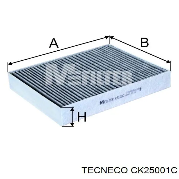CK25001C Tecneco фільтр салону