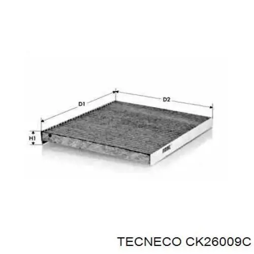 Фільтр салону CK26009C Tecneco