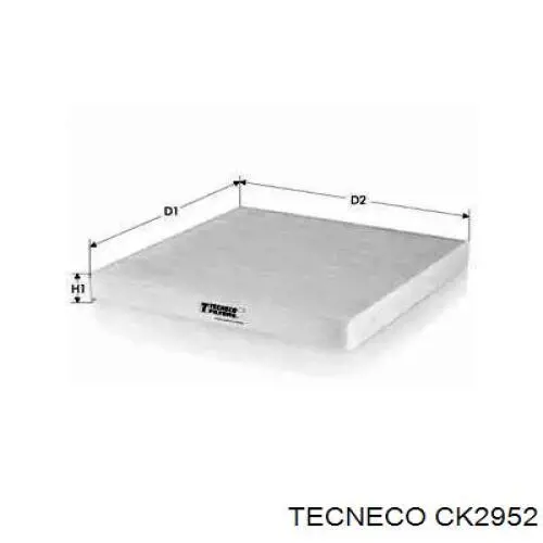 Купити CK2952 Tecneco Фільтр салону вугільний