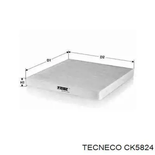 Фільтр салону CK5824 Tecneco