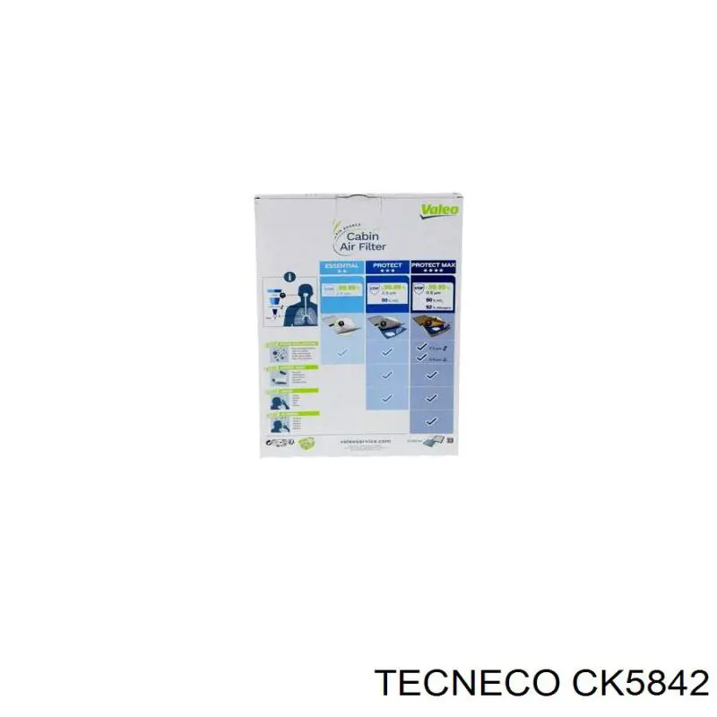 CK5842 Tecneco Внутрішньосалонний фільтр