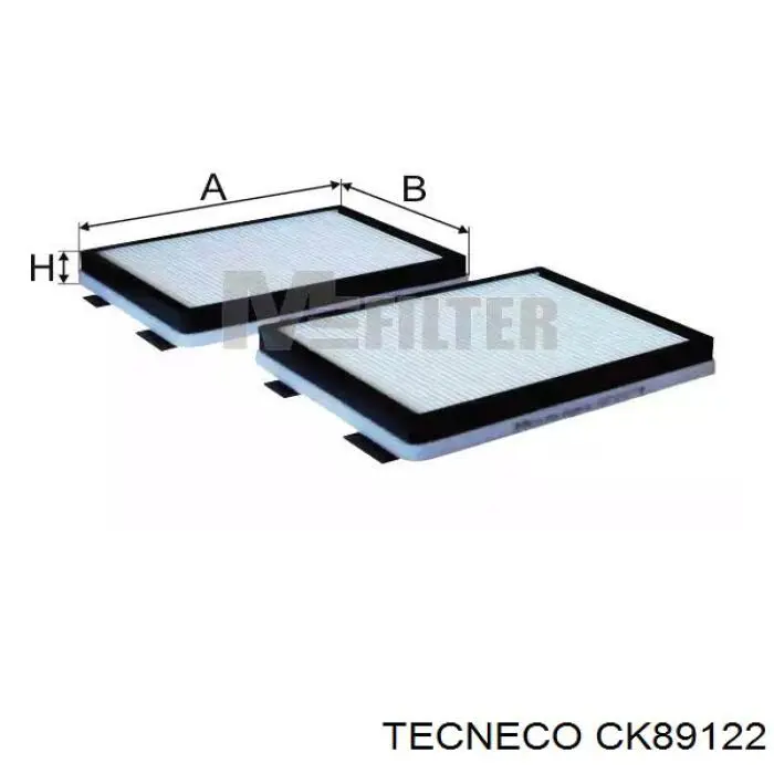 Фільтр салону CK89122 Tecneco