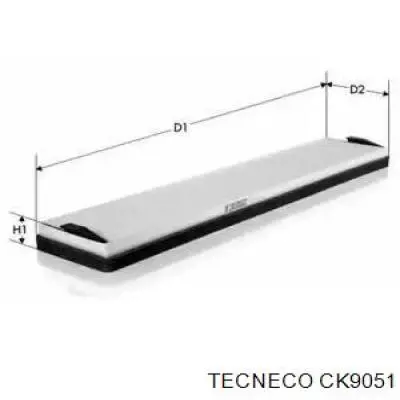 Купити CK9051 Tecneco Фільтр салону вугільний