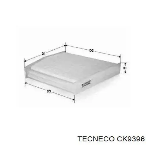 Повітряний фільтр салону Tecneco CK9396