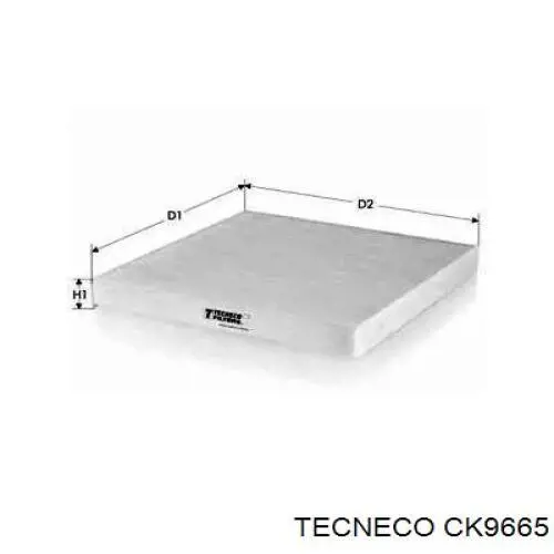 CK9665 Tecneco фільтр салону
