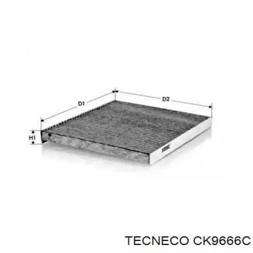 Фільтр салону CK9666C Tecneco