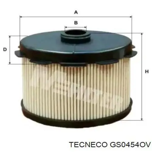 Паливний фільтр GS0454OV Tecneco