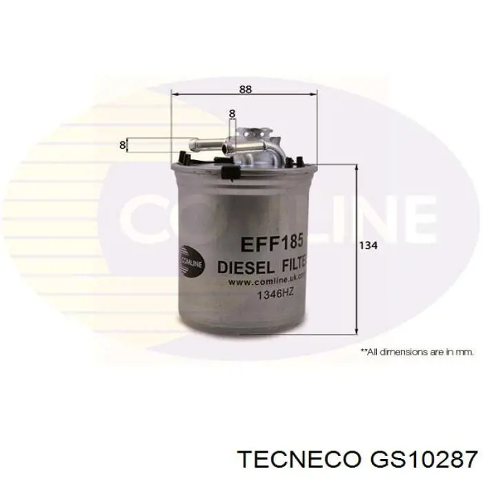 Фільтр паливний GS10287 Tecneco