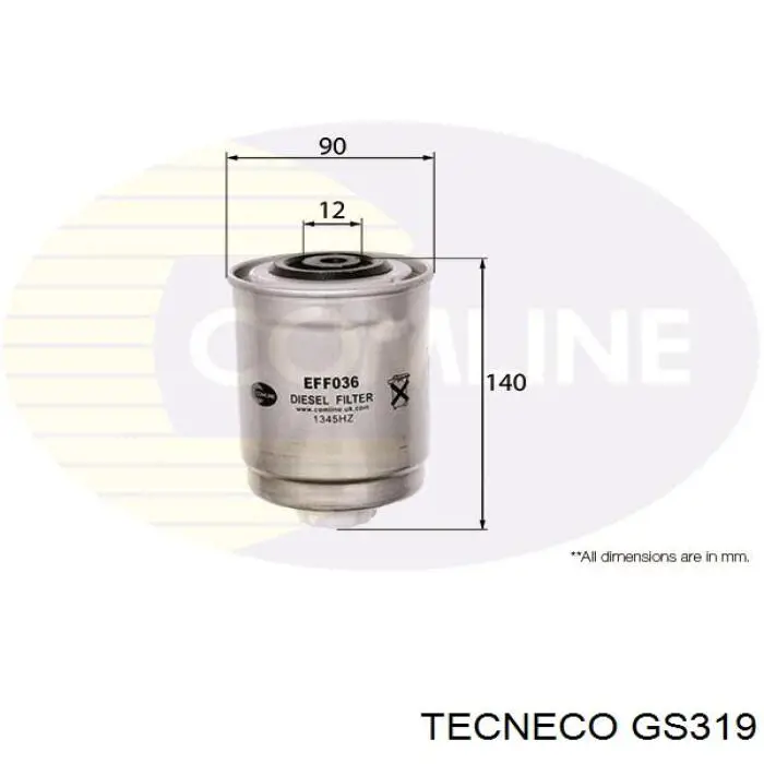GS319 Tecneco фільтр паливний