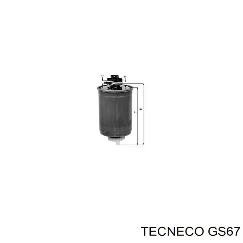Фільтр паливний Tecneco GS67