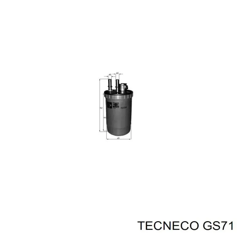 GS71 Tecneco фільтр паливний