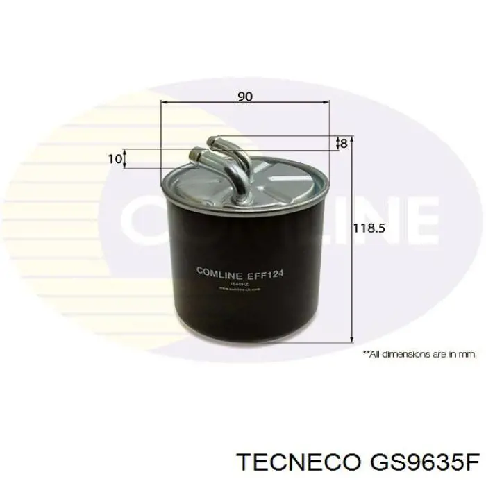 Купити GS9635F Tecneco Фільтр-відстійник палива грубої очистки