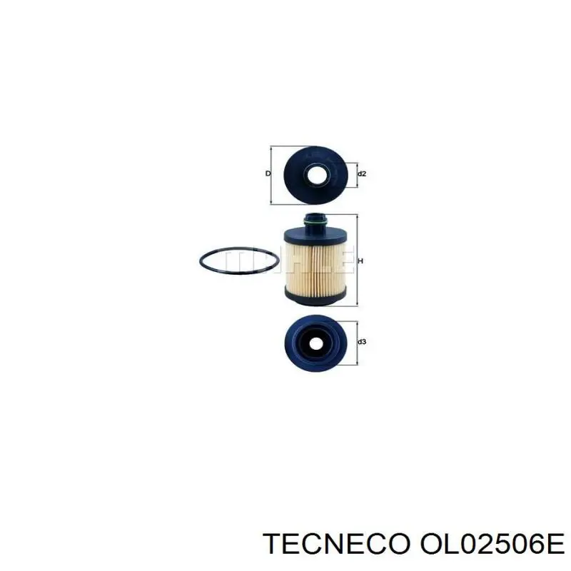 Купити OL02506E Tecneco Фільтр очищення масла відцентровий