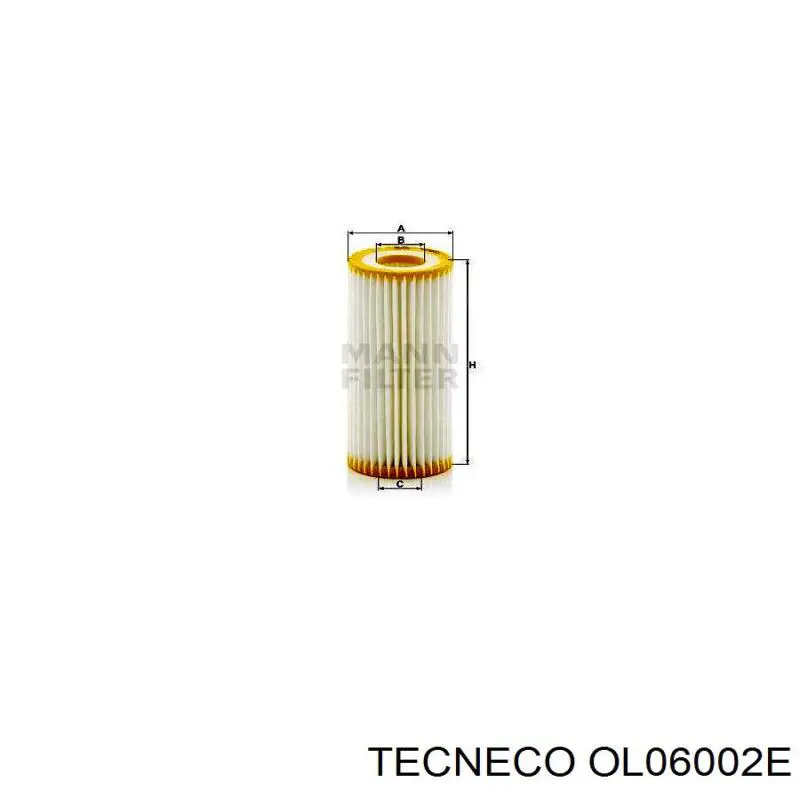 Масляний фільтр двигуна Tecneco OL06002E ціна, від 8.07 USD