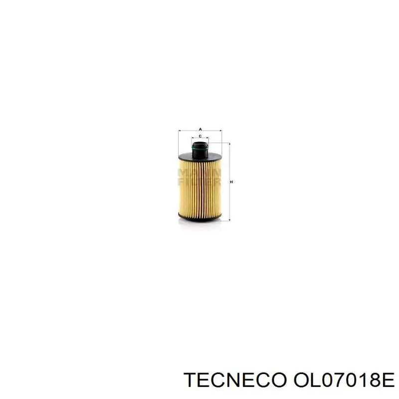 Фільтр масляний OL07018E Tecneco