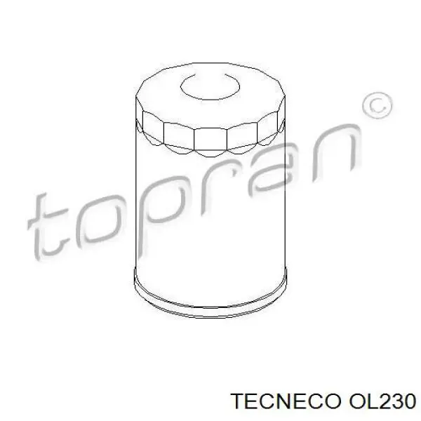 Масляний фільтр OL230 Tecneco