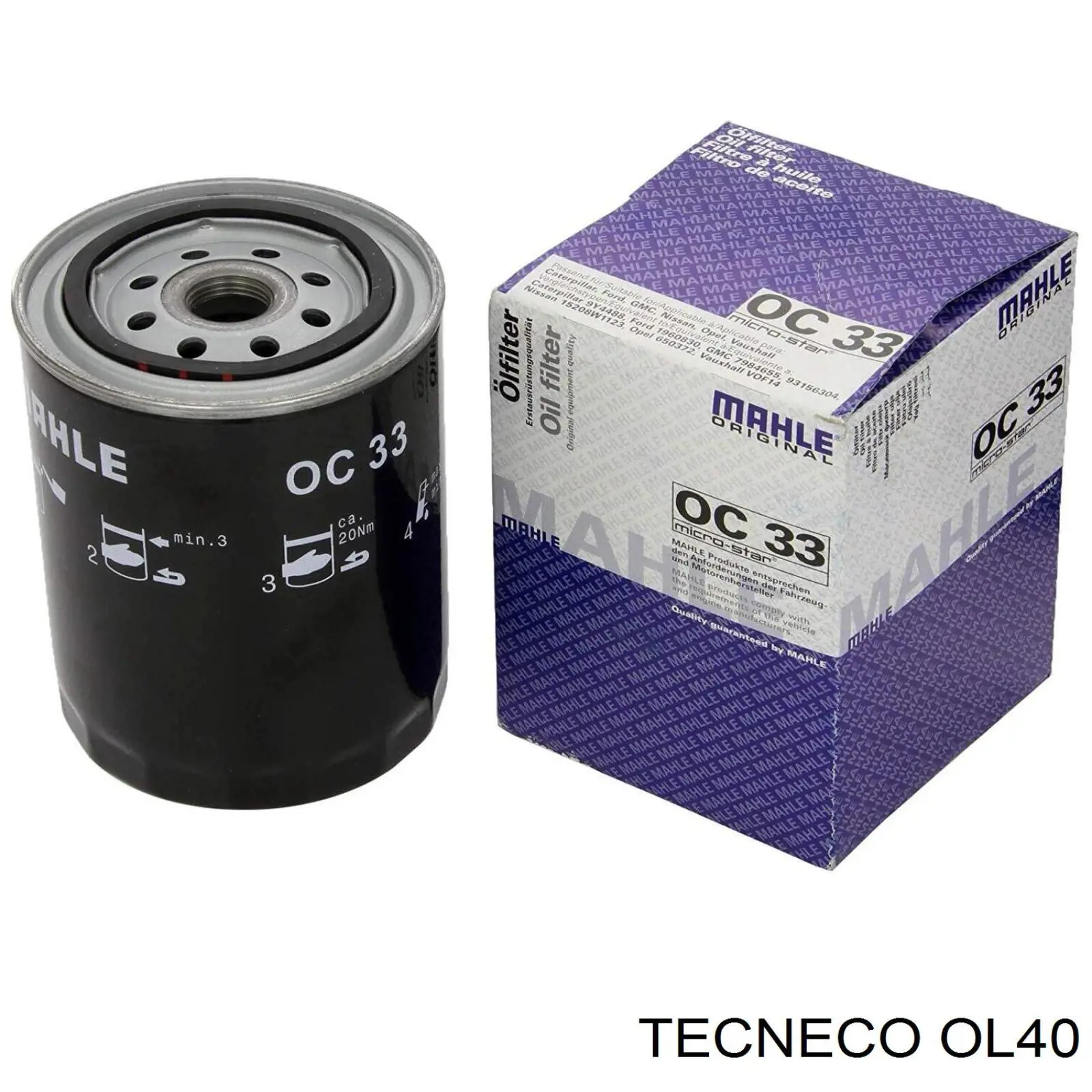 Фільтр масляний Tecneco OL40