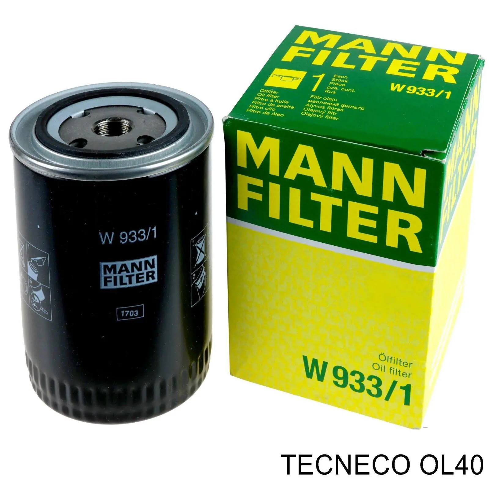 Масляний фільтр OL40 Tecneco