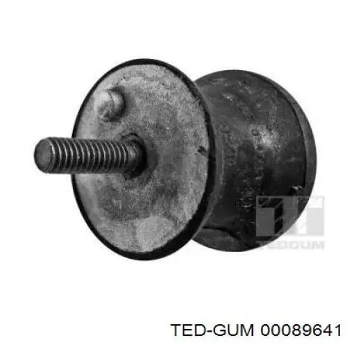 00089641 Ted-gum подушка трансмісії (опора коробки передач)
