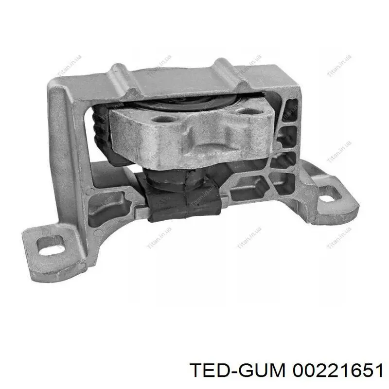 00221651 Ted-gum подушка (опора двигуна, права)