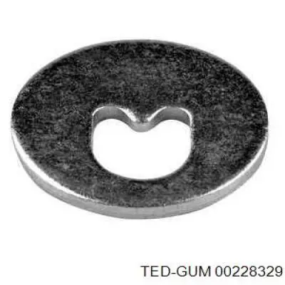 00228329 Ted-gum болт кріплення заднього нижнього важеля, комплект