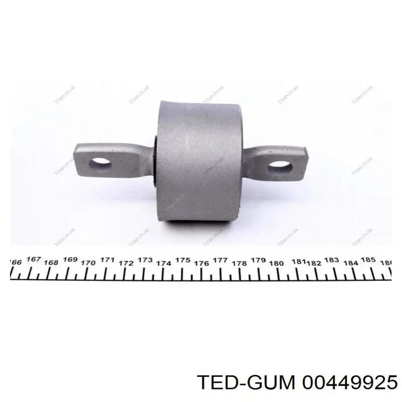 00449925 Ted-gum сайлентблок заднього поздовжнього важеля, передній
