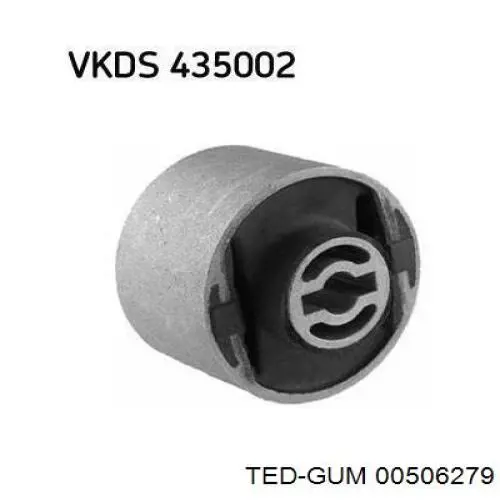 Сайлентблок цапфи задньої 00506279 Ted-gum