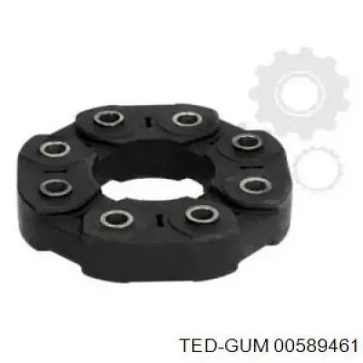 Муфта кардана еластична, передня 00589461 Ted-gum