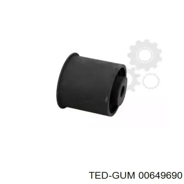 00649690 Ted-gum Сайлентблок балки моста