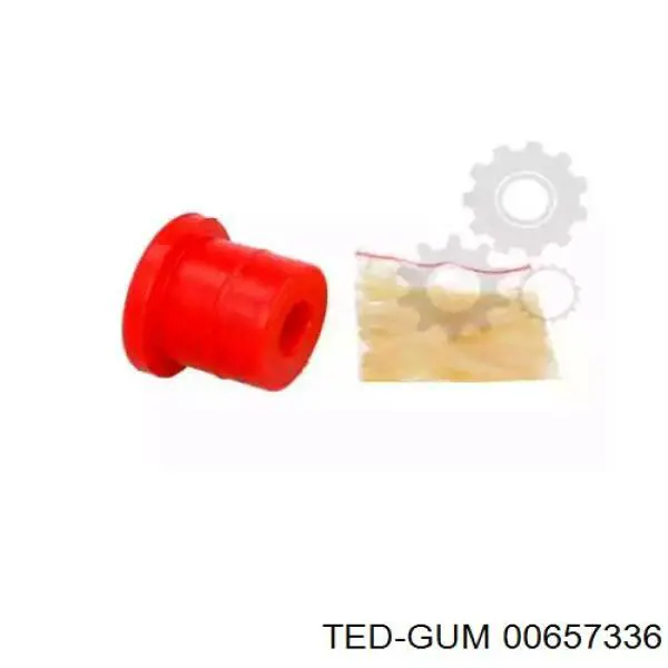 Сайлентблок ресори, задній Ted-gum 00657336 ціна, від 14.90 USD