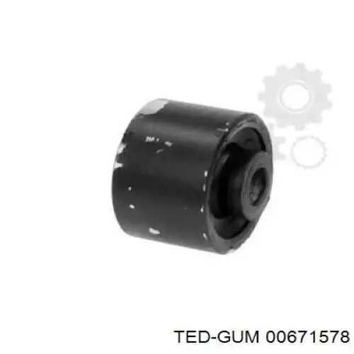 00671578 Ted-gum Сайлентблок задньої тяги