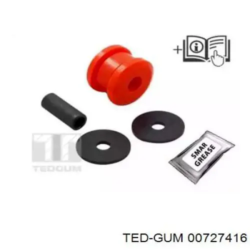 Сайлентблок нижнього важеля передньої підвіски Ted-gum 00727416 ціна, від 4.43 USD