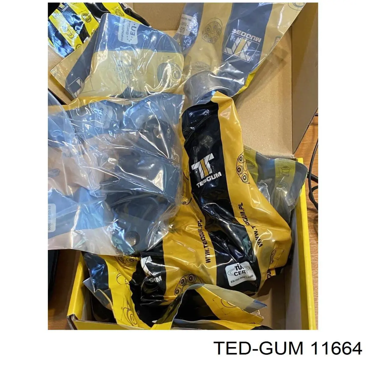 Сайлентблок цапфи задньої 11664 Ted-gum