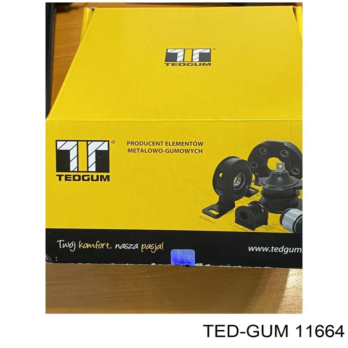 Купити 11664 Ted-gum Сайлентблок цапфи задньої