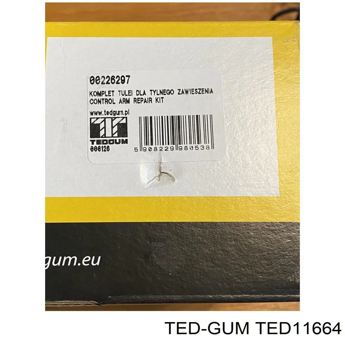 Сайлентблок цапфи задньої TED11664 Ted-gum