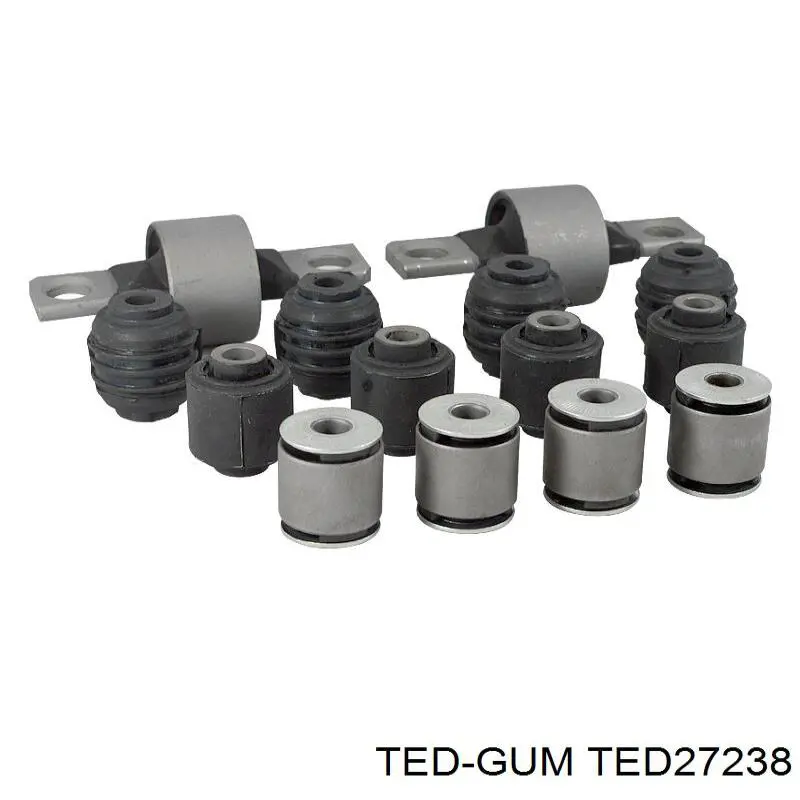 Сайлентблоки задньої балки TED27238 Ted-gum