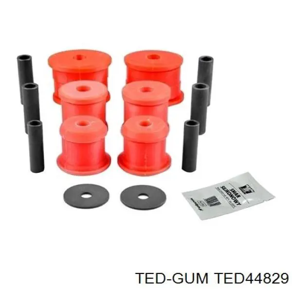 Сайлентблок заднього поперечного важеля, внутрішній TED44829 Ted-gum
