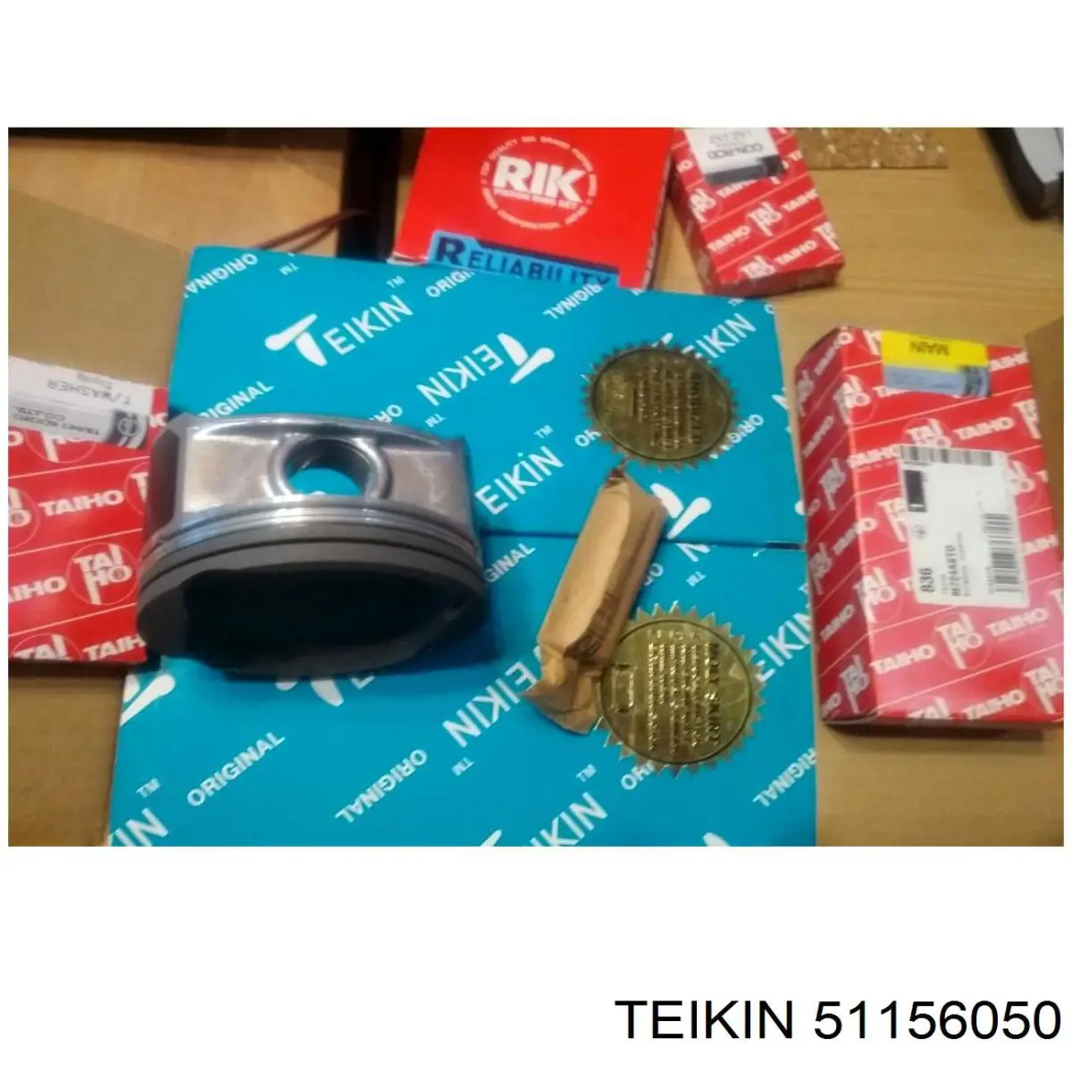 Купити 51156050 Teikin Поршень (комплект на мотор), 2-й ремонт (+0,50)