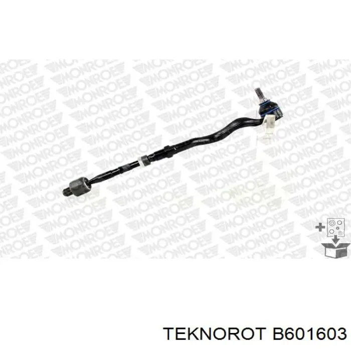 Тяга рульова в зборі, права Teknorot B601603 ціна, від 23.20 USD