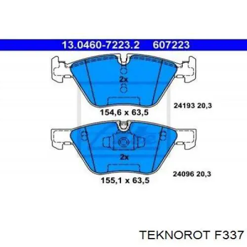 Стійка стабілізатора переднього F337 Teknorot