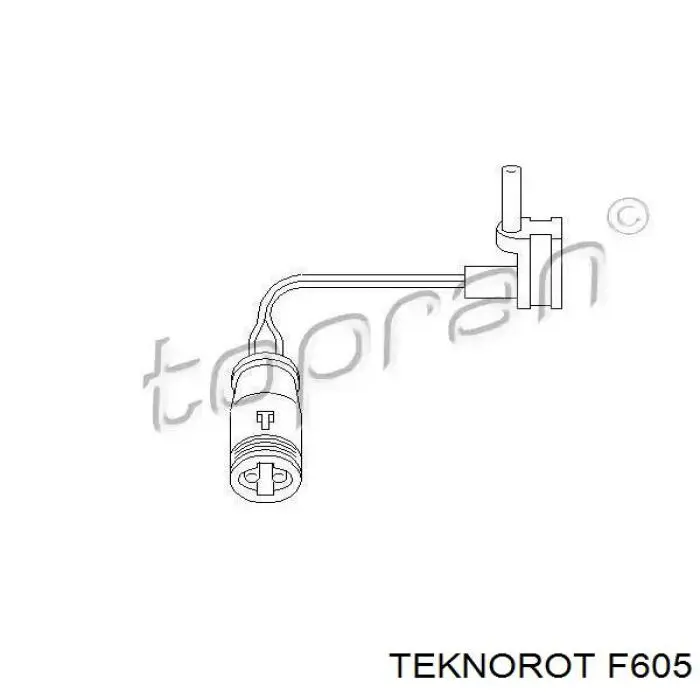 Кульова опора, нижня F605 Teknorot