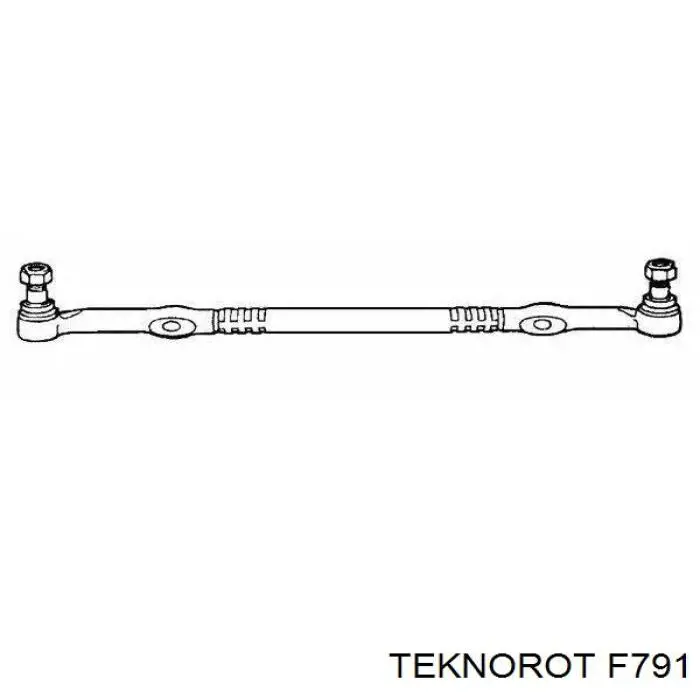 Накінечник поперечної рульової тяги Teknorot F791 ціна, від 8.21 USD